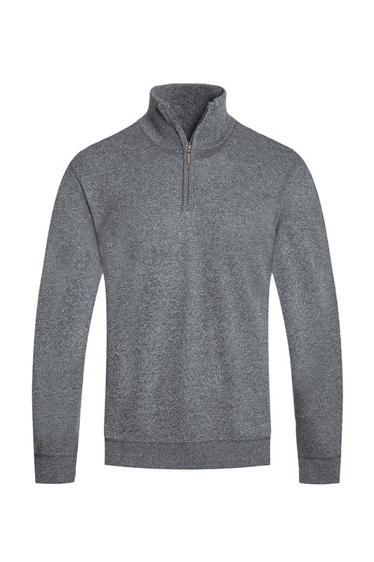 Weiv Mens Knit Quarter Zip Sweater Sweater- CITYBOYZ★USA