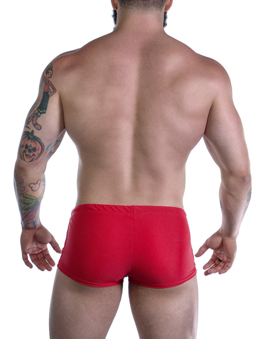 Wildmant Sportivo Square Cut Red Swimwear- CITYBOYZ★USA