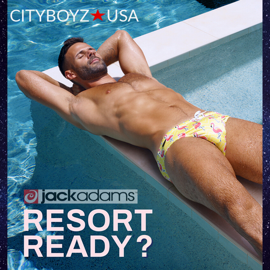 Resort Ready? Jack Adams Flamingo Swim Brief