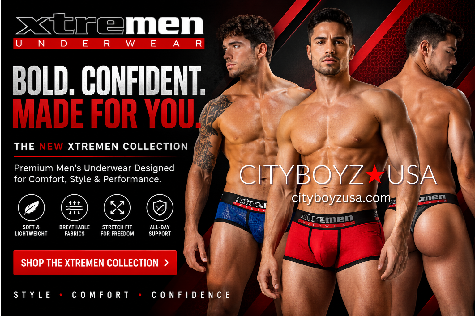 ew Xtremen Men’s Underwear Collection | Shop Premium Styles at CITYBOYZ USA