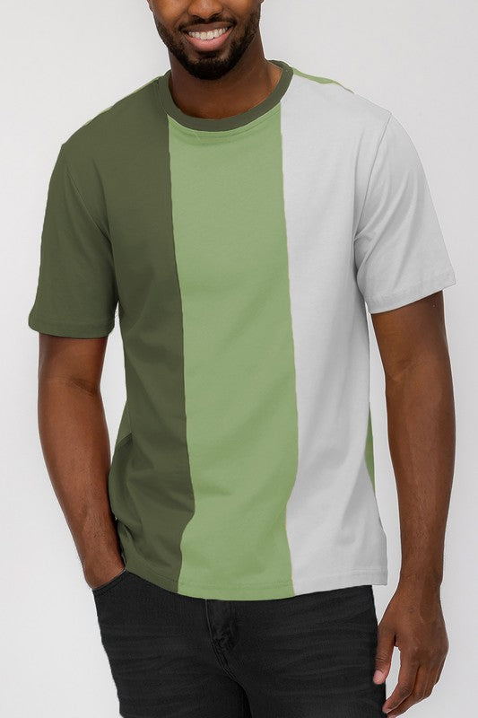 Weiv Vertical Color Block T Shirt T Shirt- CITYBOYZ★USA