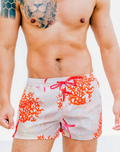 CITYBOYZ★USA 2Eros Starscape swim shorts featuring a colorful star pattern, lightweight fabric, and a comfortable fit for beach or pool.