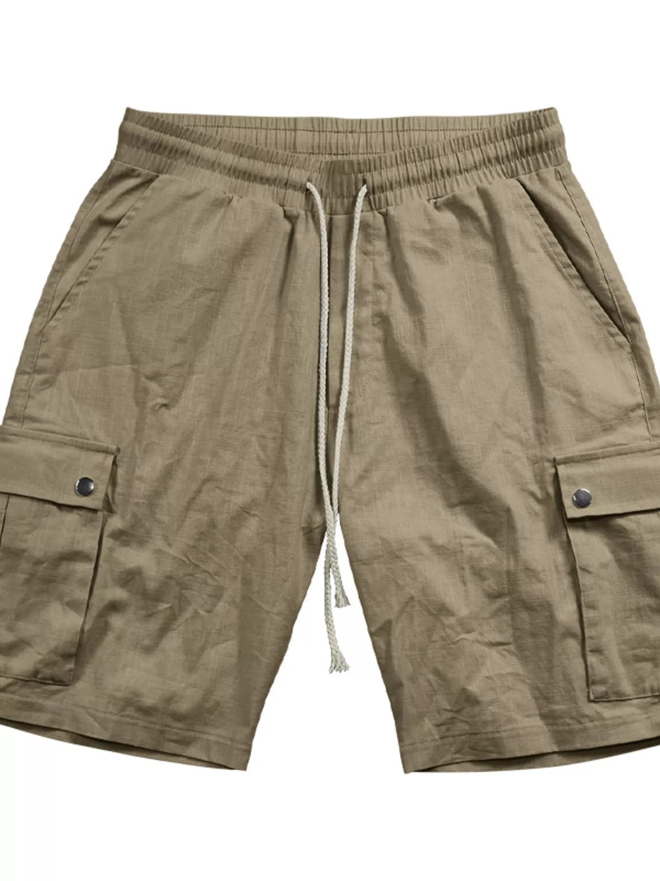 Trendsi RIGOR men's casual short sleeve polo shirt and matching shorts set, laid out on a flat surface.