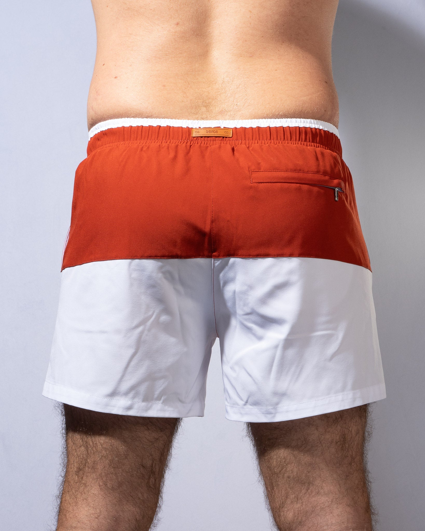 CityBOYZ USA 2Eros Calypso color-block athletic shorts with vibrant design and comfortable fit, perfect for active wear.