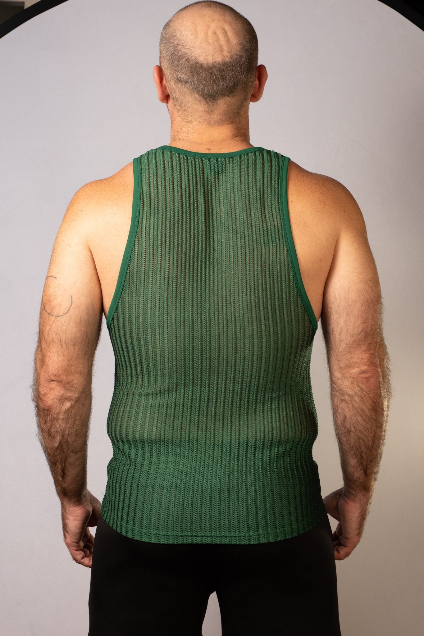 CITYBOYZ★USA FK Sport Captivity mesh tank top, sleeveless athletic top with breathable mesh fabric for active wear.