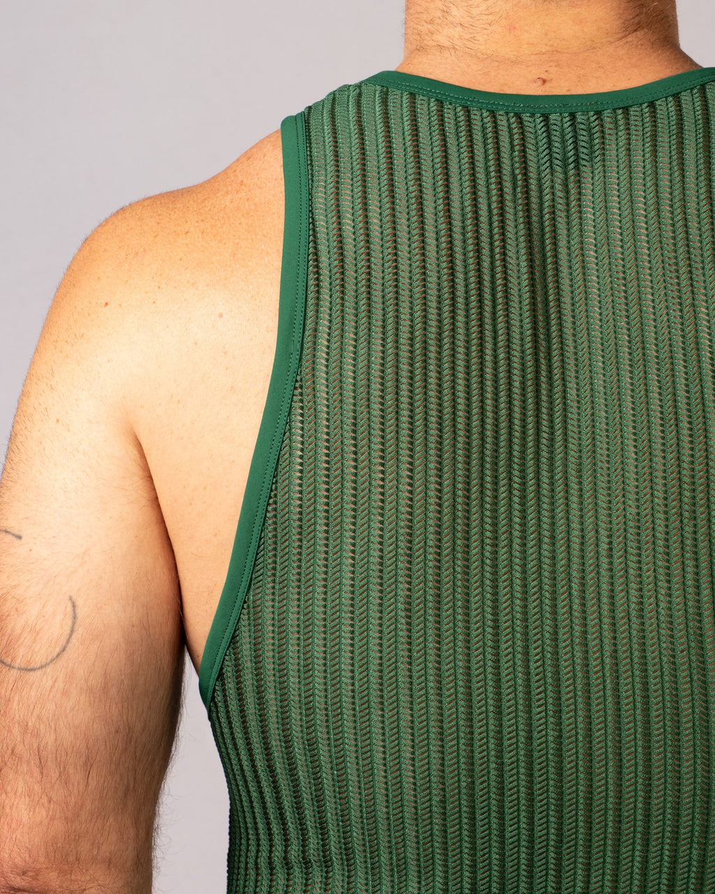 CITYBOYZ★USA FK Sport Captivity Mesh Tank Top shown on a model, featuring breathable fabric and athletic fit for active wear.