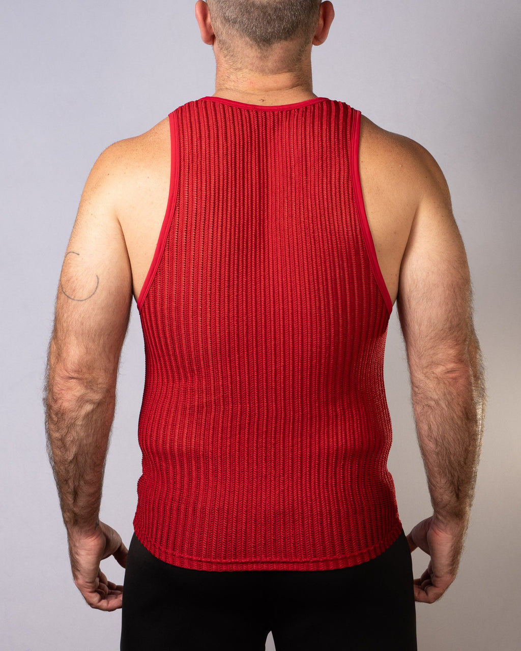 CITYBOYZ★USA FK Sport captivity mesh tank top, lightweight sleeveless athletic top with breathable mesh fabric for sports and casual wear.