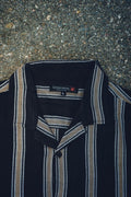 Men's textured striped shirt by Generation XYZ, shown in a close-up detail highlighting the fabric and pattern.