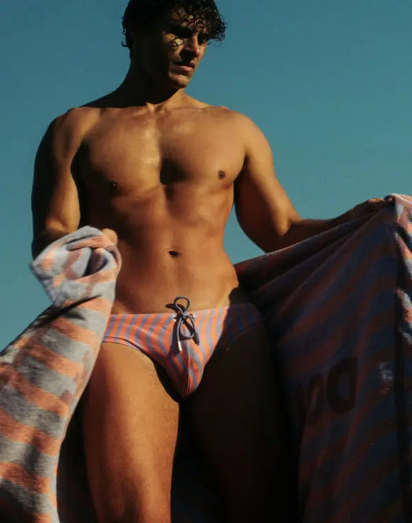 Yellow 2Eros Dolce swim brief by CITYBOYZ★USA, featuring bright color and sleek fit, designed for swimming and beachwear.