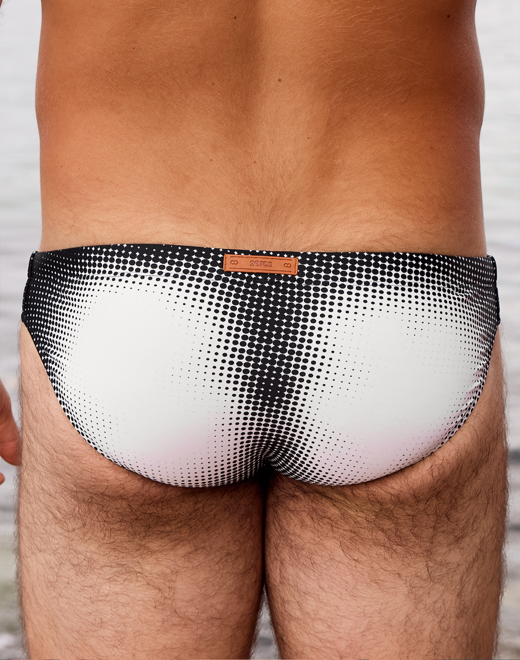 CityBoyz USA 2Eros V20 comic printed swim brief with colorful comic strip design and snug fit for men's swimwear.