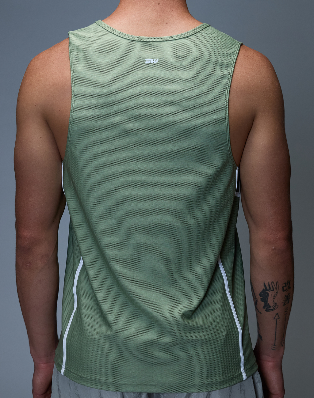 CITYBOYZ★USA Supawear Airflow Tank Top for activewear, lightweight and breathable athletic sleeveless shirt, front view.