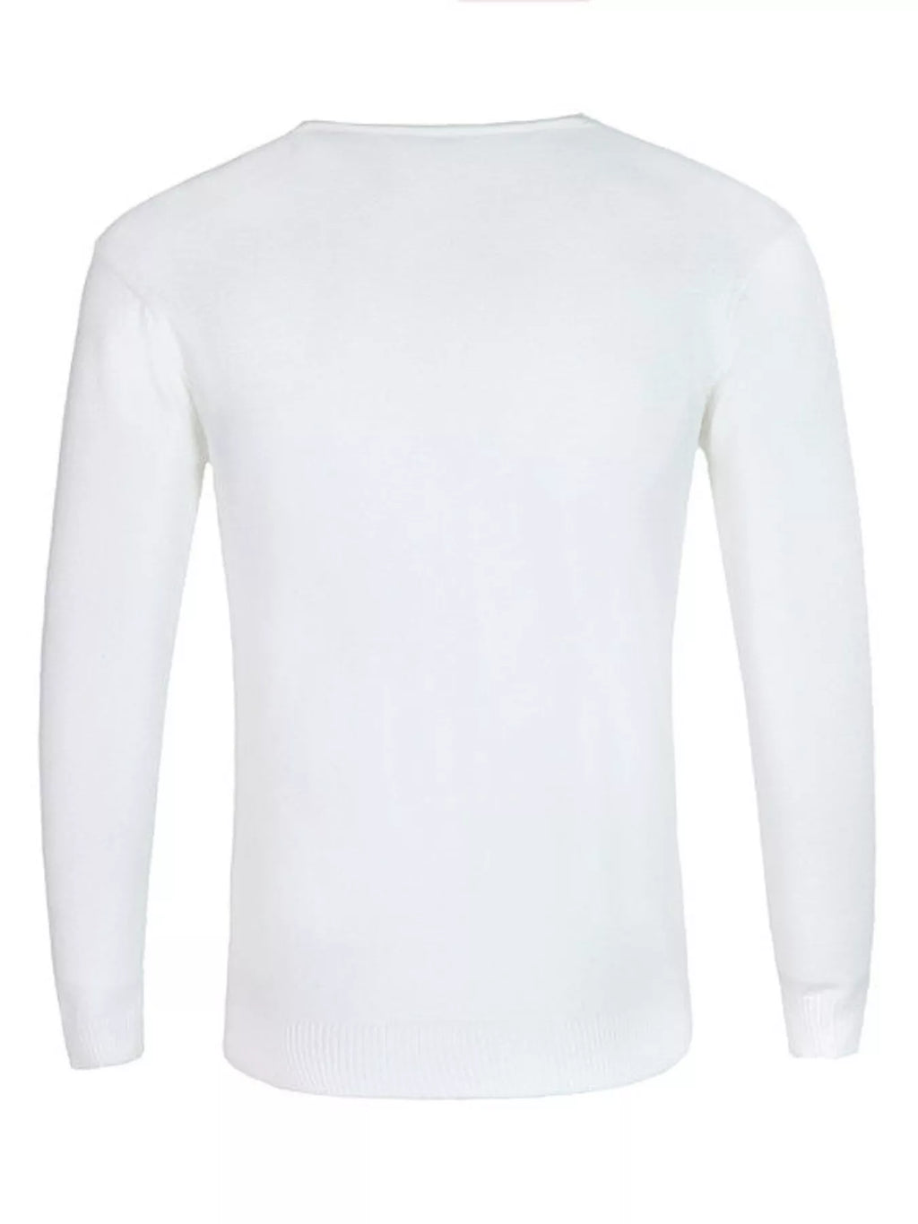 Nobilityze men's full-size solid color long sleeve knit shirt from Trendsi, featuring a close-up of the soft, comfortable fabric.
