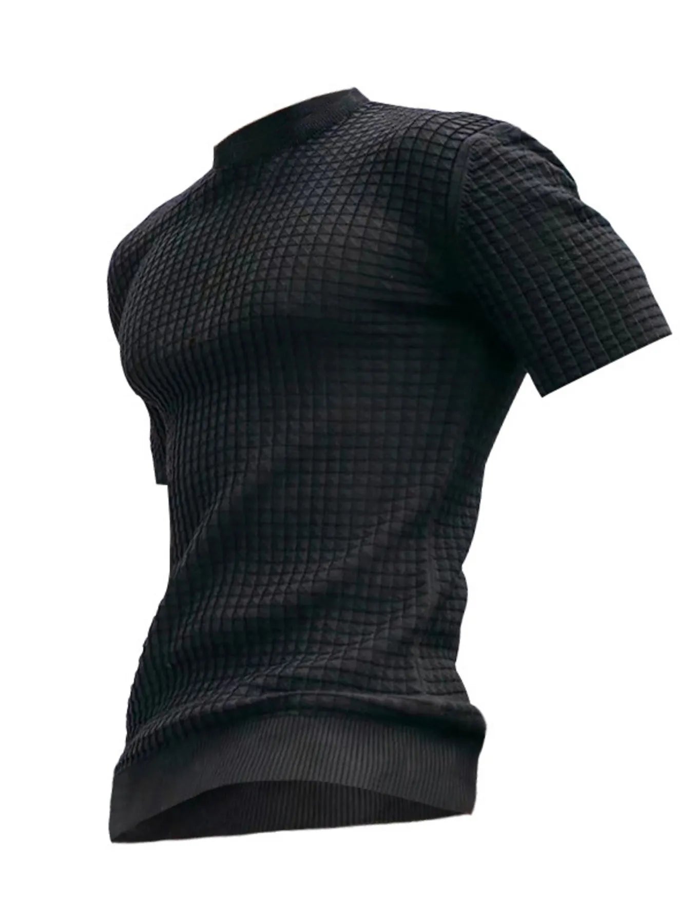 Men's casual short sleeve shirt by Trendsi, featuring a stylish design and comfortable fit, shown in the product image.