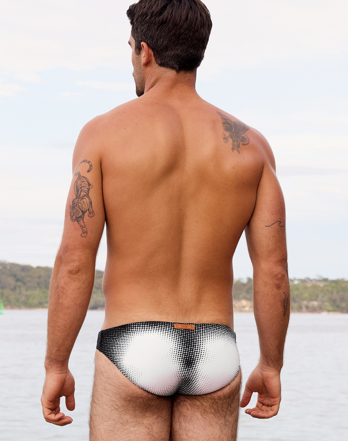 CityBoyz USA 2Eros V20 comic printed swim brief with colorful, graphic design and snug fit, ideal for beach or pool activities.