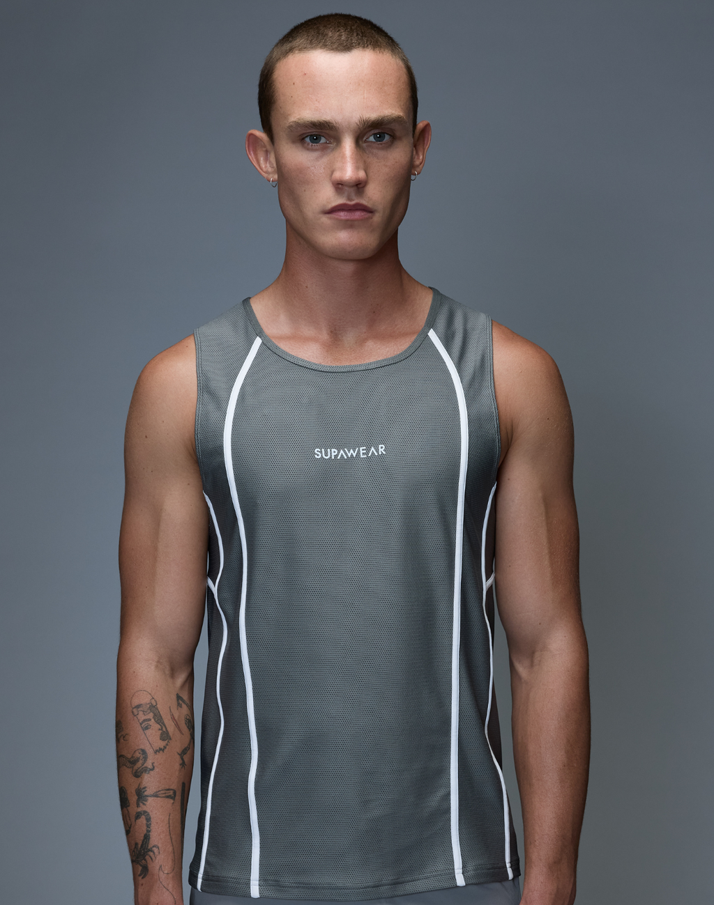 CITYBOYZ★USA Supawear Airflow Tank Top for activewear, lightweight and breathable with a sleeveless design for workout comfort.