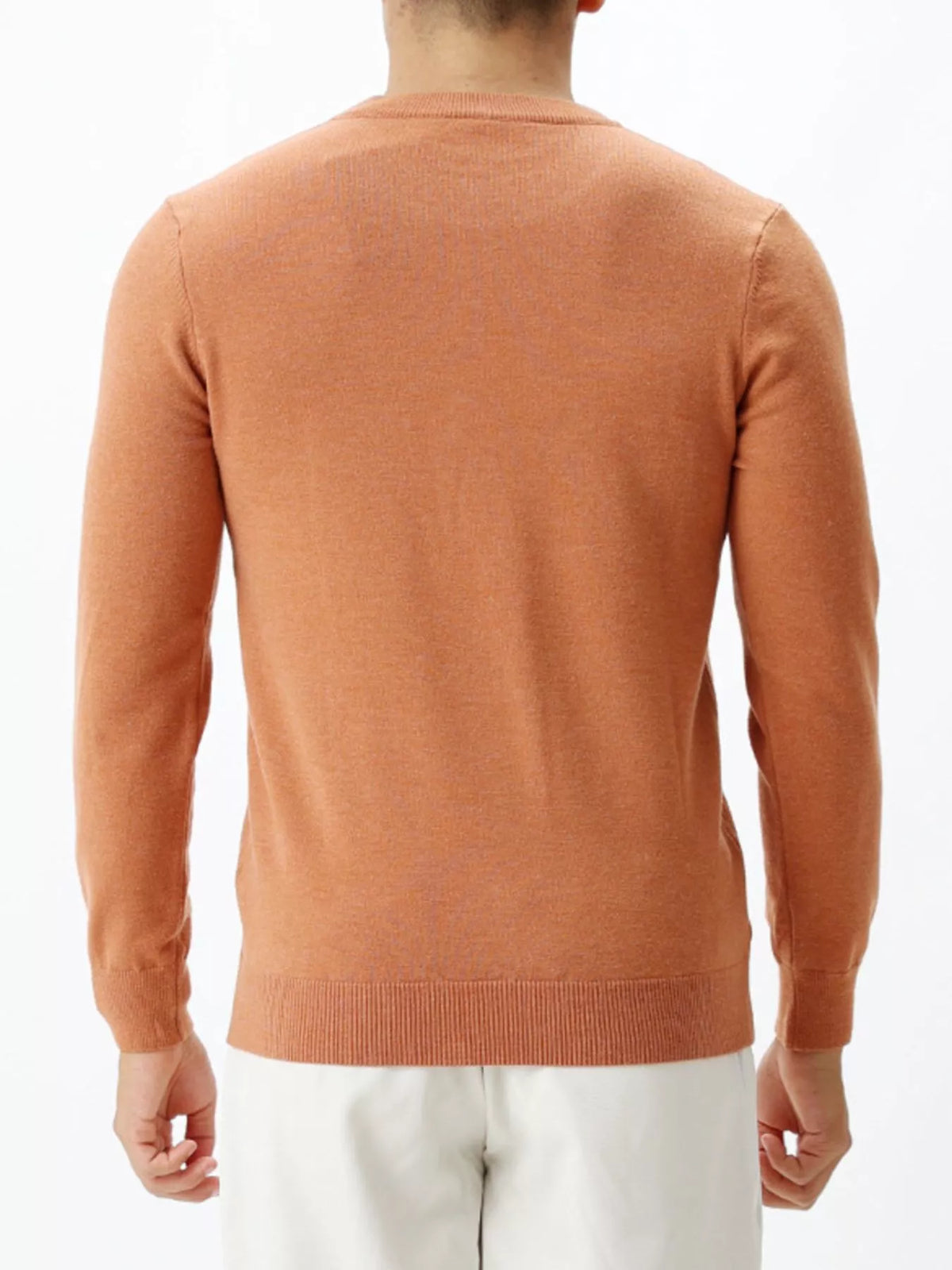 Plus size men's ValiantMan crew neck sweater in classic style, featuring a comfortable shirt design with a versatile look.