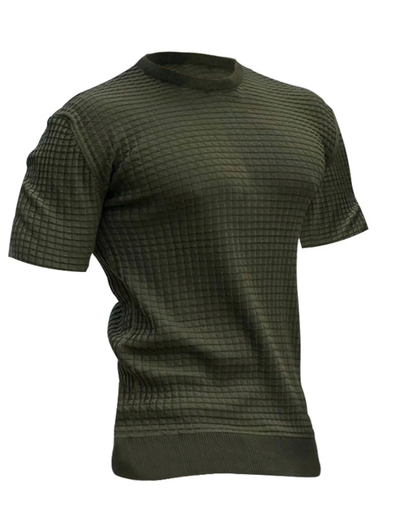 Men's casual short sleeve shirt by Trendsi, featuring a stylish design, soft fabric, and comfortable fit for everyday wear.