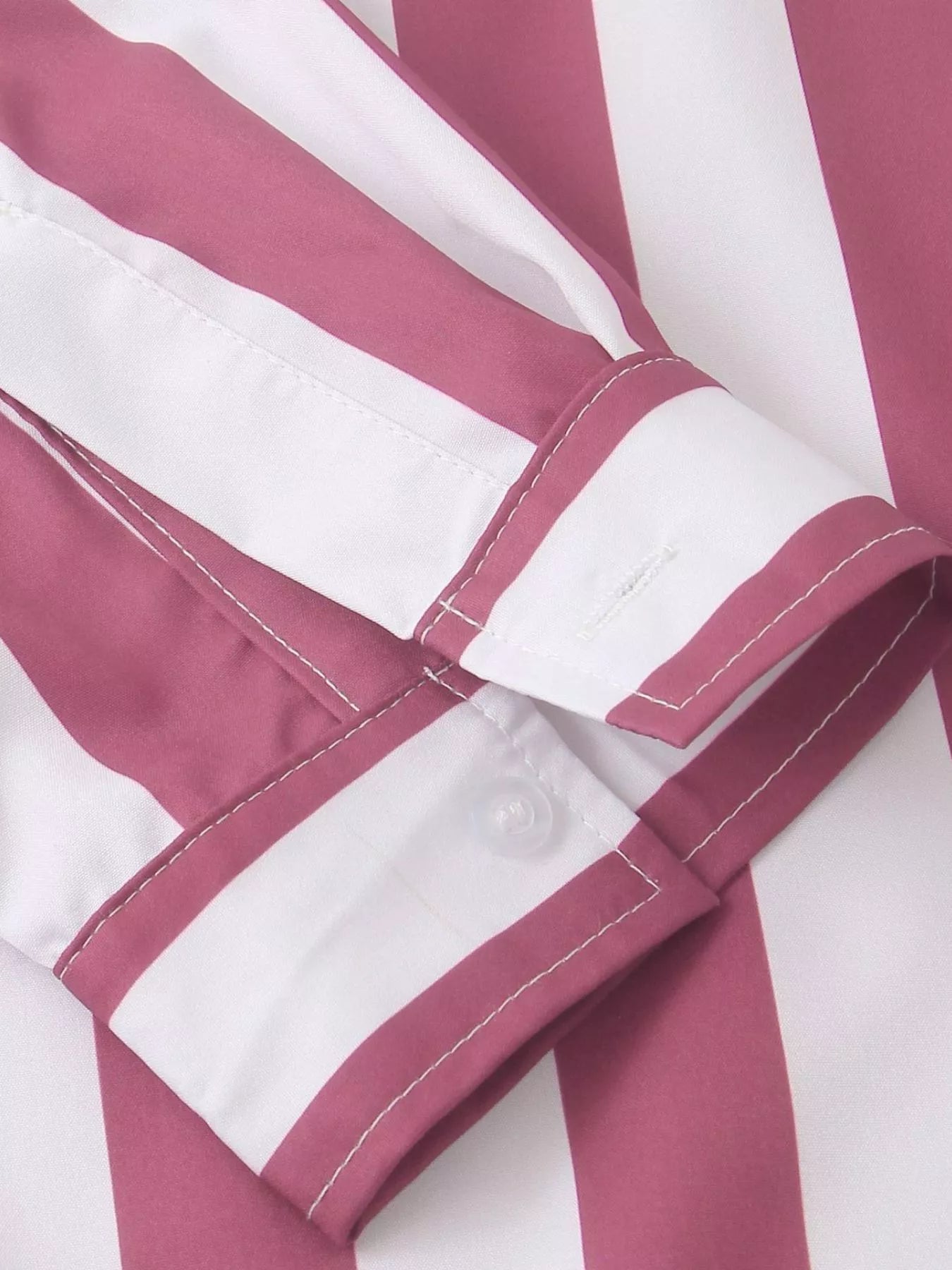 Men's LusterMan button-up long sleeve shirt from Trendsi, shown in a stylish design with a collar and button front.