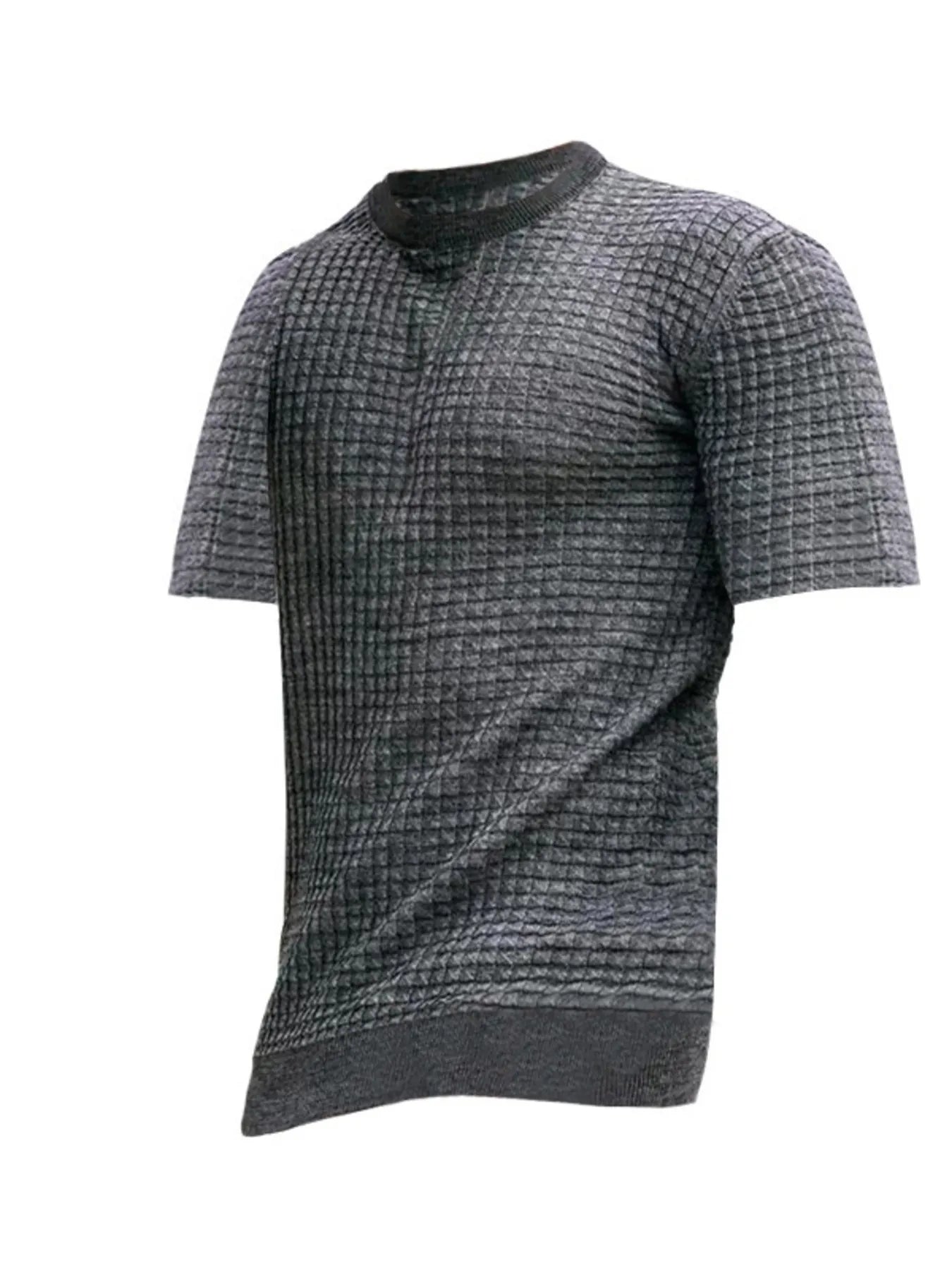 Men's casual short sleeve shirt by Trendsi, featuring a stylish design and comfortable fit, shown in a close-up image.