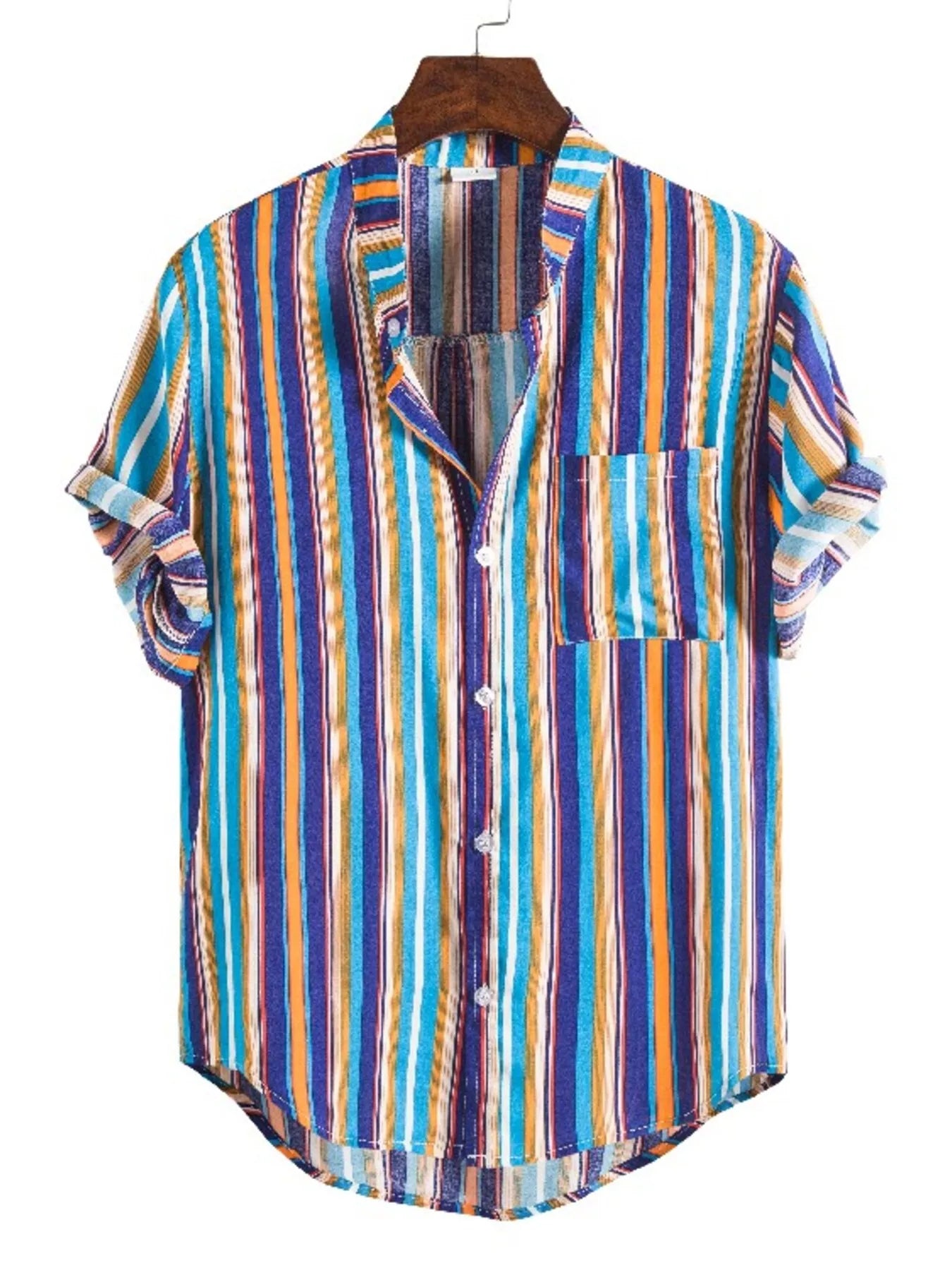 Trendsi RIGOR men's casual short sleeve polo shirt and matching shorts set, comfortable and stylish for everyday wear.