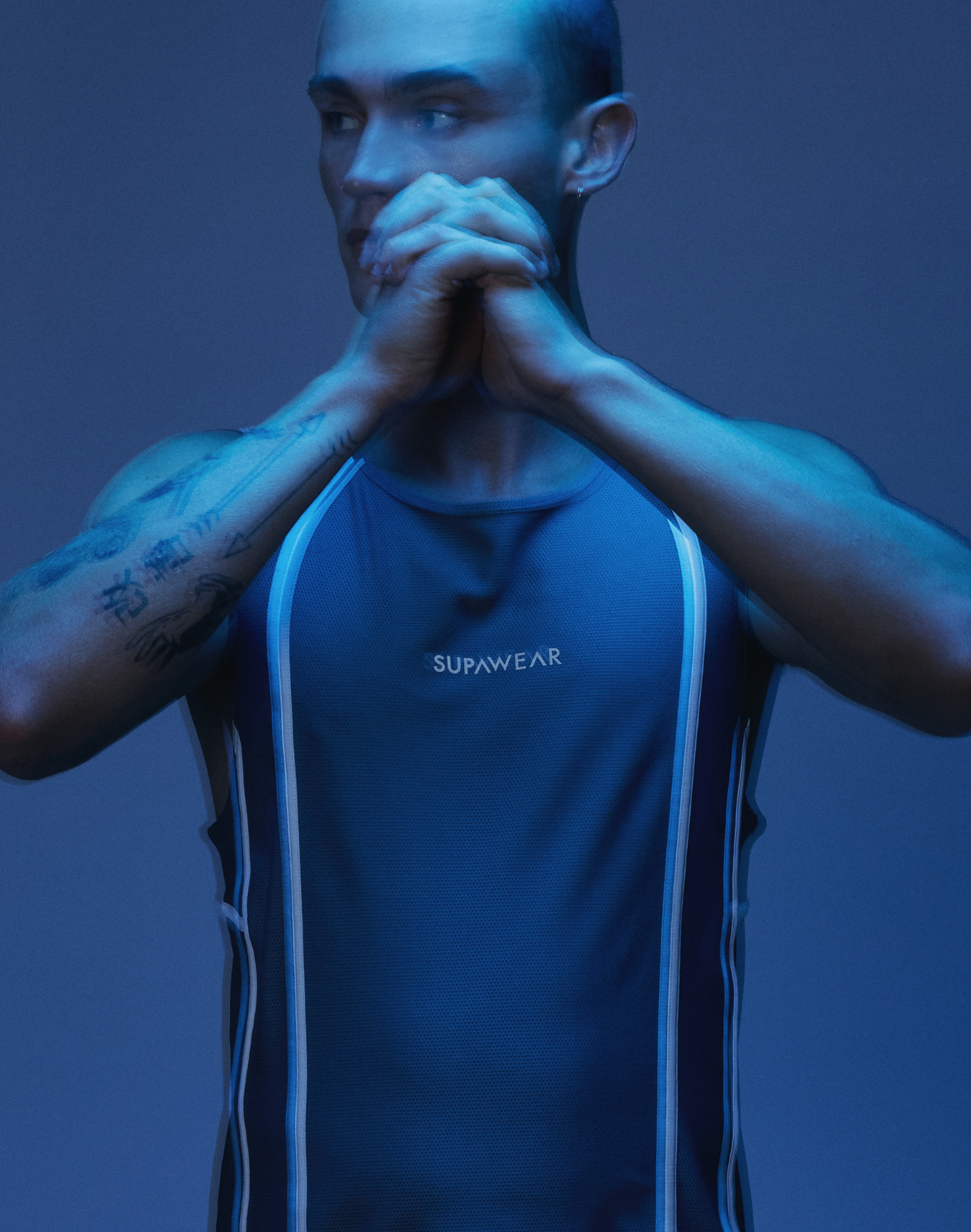 CITYBOYZ★USA Supawear Airflow Tank Top for activewear, lightweight and breathable fabric, shown on a mannequin.