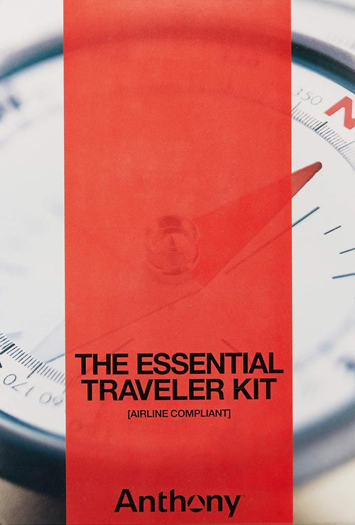 CITYBOYZ★USA Anthony Essentials Travel Kit grooming set with travel-sized grooming products and accessories for men.