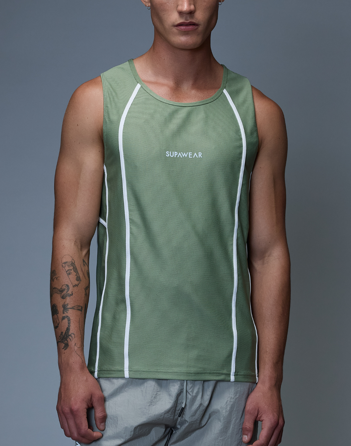 CITYBOYZ USA Supawear Airflow Tank Top, breathable activewear with sleeveless design, ideal for workouts and casual wear