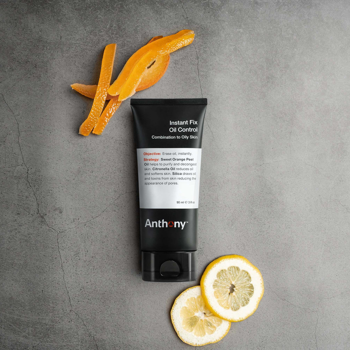 CITYBOYZ★USA Anthony Instant Fix Oil Control Treatment grooming product with ingredients for oil reduction and skin freshness.