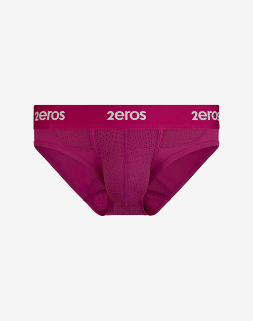 Fuchsia CITYBOYZ★USA 2Eros Aktiv NRG Brief featuring a comfortable, sporty brief with bold color and athletic design.