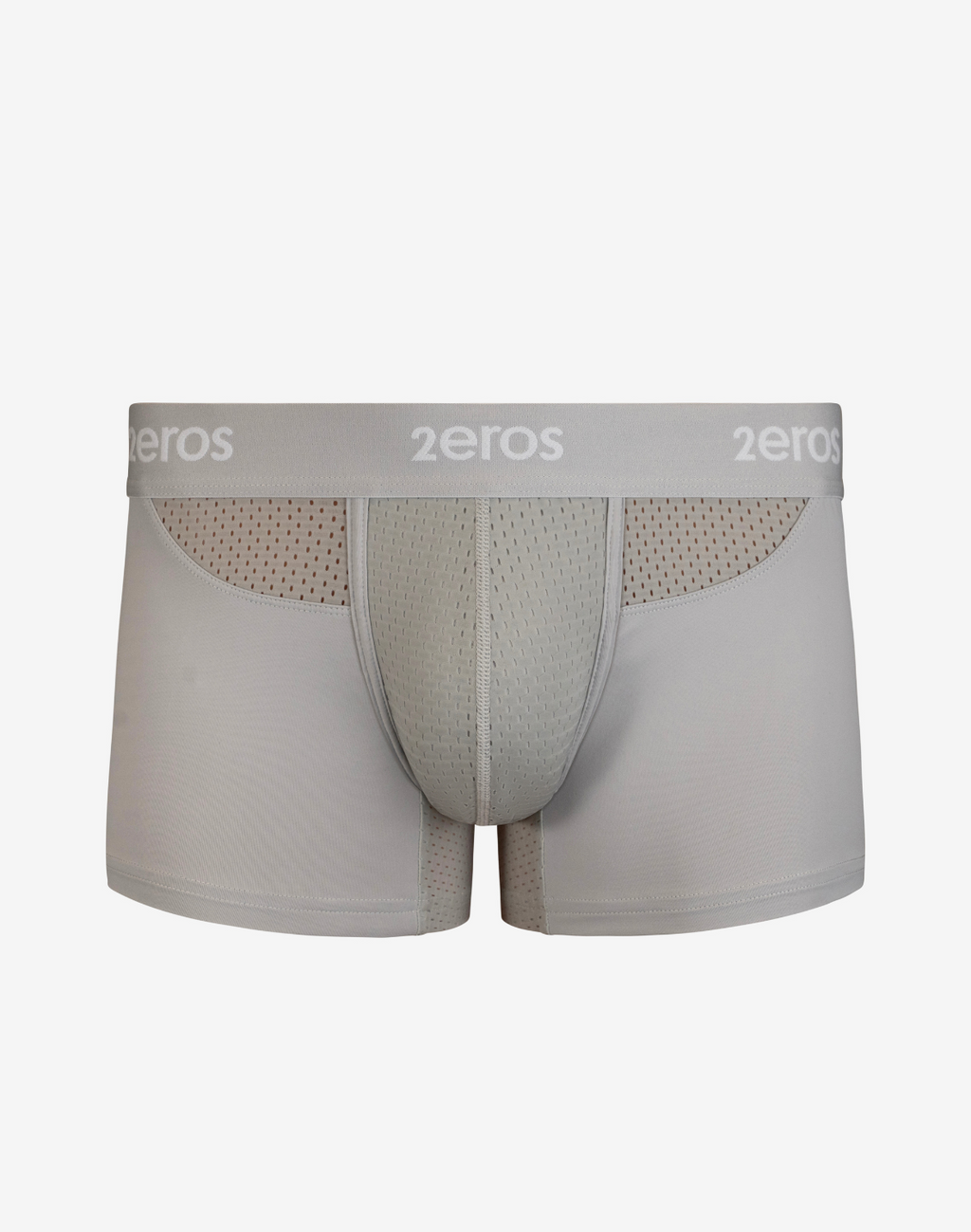 Grey CITYBOYZ★USA 2Eros Aktiv NRG Trunk underwear featuring a snug fit, breathable fabric, and sporty design.