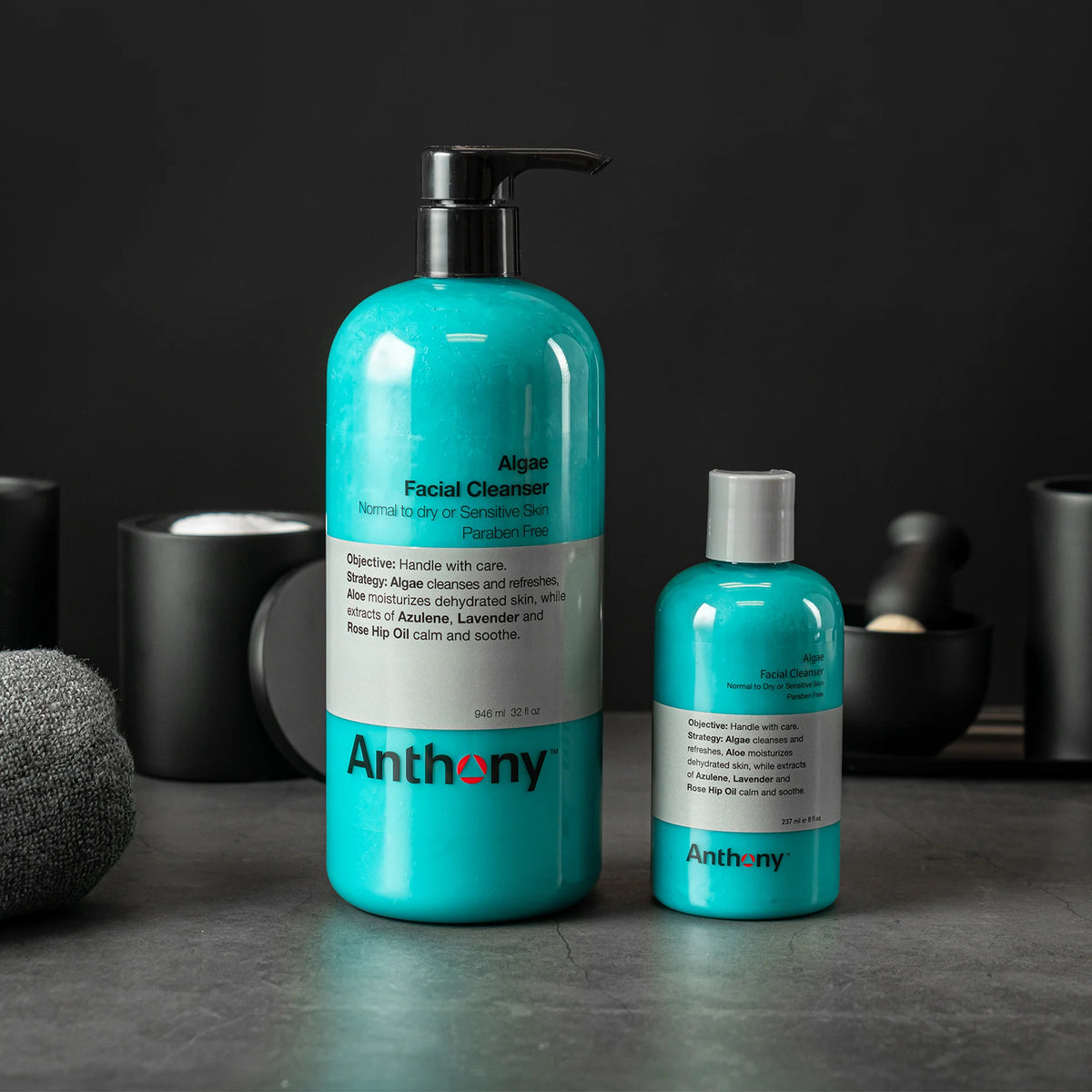Anthony Algae Facial Cleanser - Hydrating Cleanser for Men
