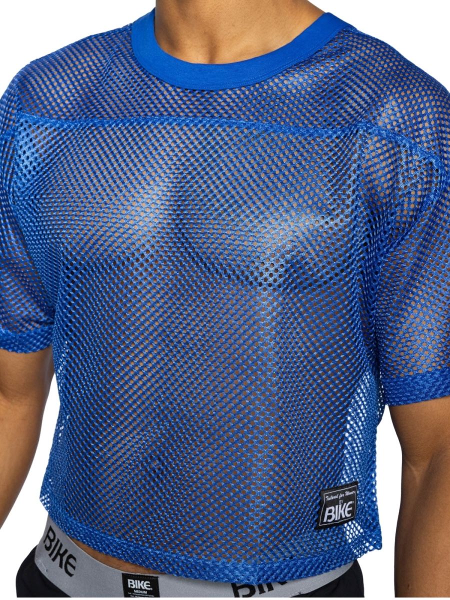 Royal blue CITYBOYZ★USA bike athletic short sleeve practice jersey with breathable fabric and athletic fit.
