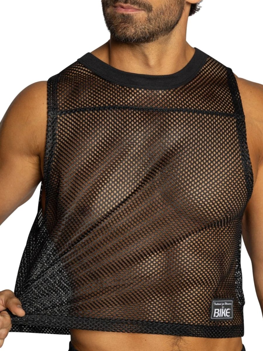 Black CITYBOYZ USA athletic sleeveless bike practice jersey tank top with breathable fabric and athletic fit.
