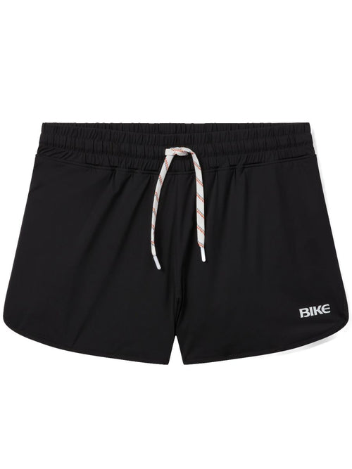 Black CITYBOYZ★USA athletic bike shorts with breathable fabric and comfortable fit for activewear and sports activities.