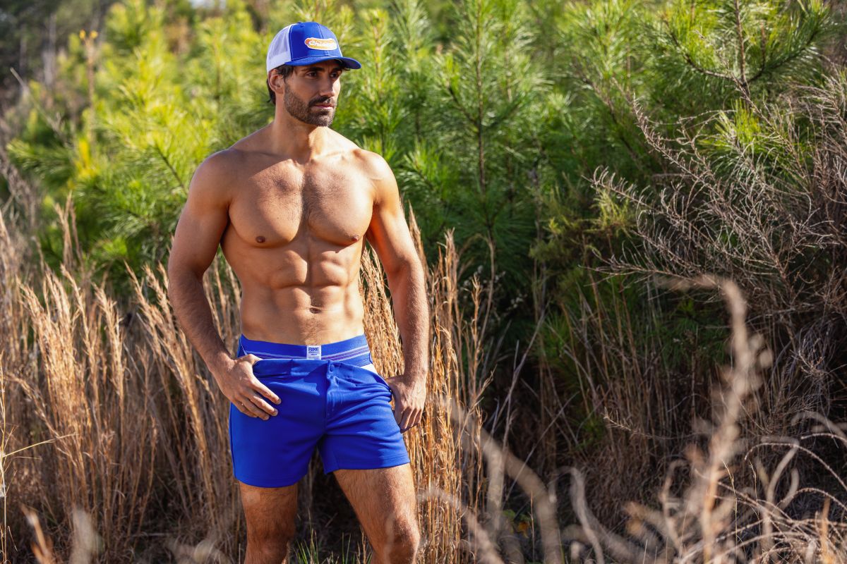 Royal blue Bike Athletic Original Number 10 Jockstrap by CITYBOYZ USA featuring supportive waistband and athletic fit.