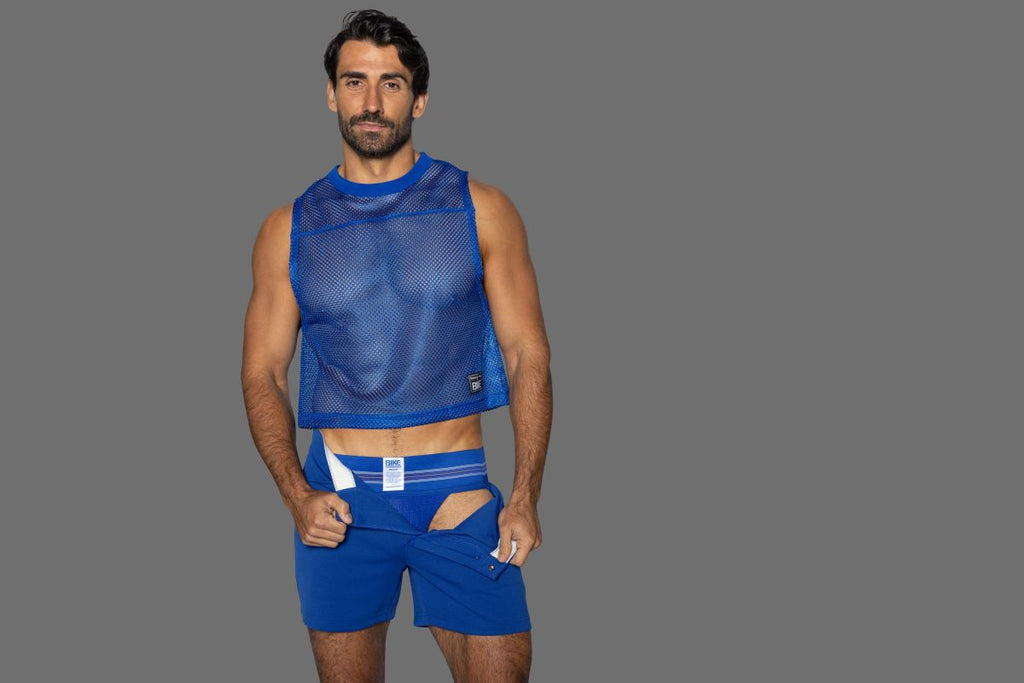 Royal blue Bike Athletic Original Number 10 Jockstrap by CITYBOYZ★USA, featuring supportive waistband and athletic design.