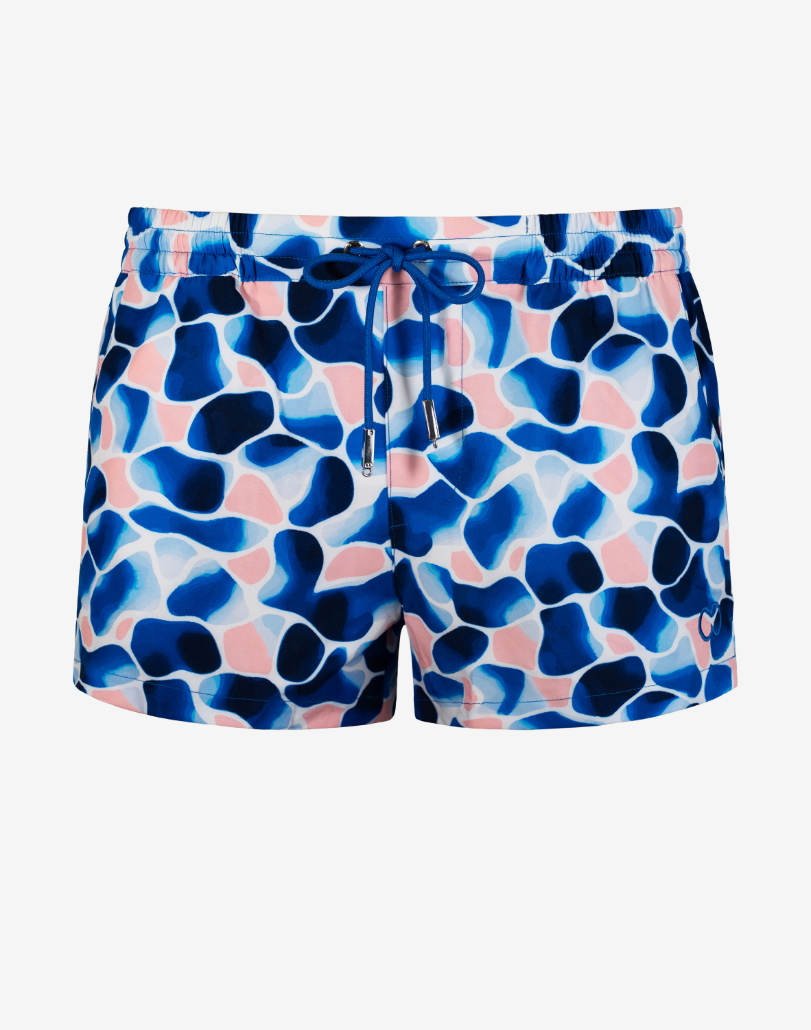 2Eros Printed Byron Swim Shorts - Aqua Navy Swim Shorts- CITYBOYZ★USA