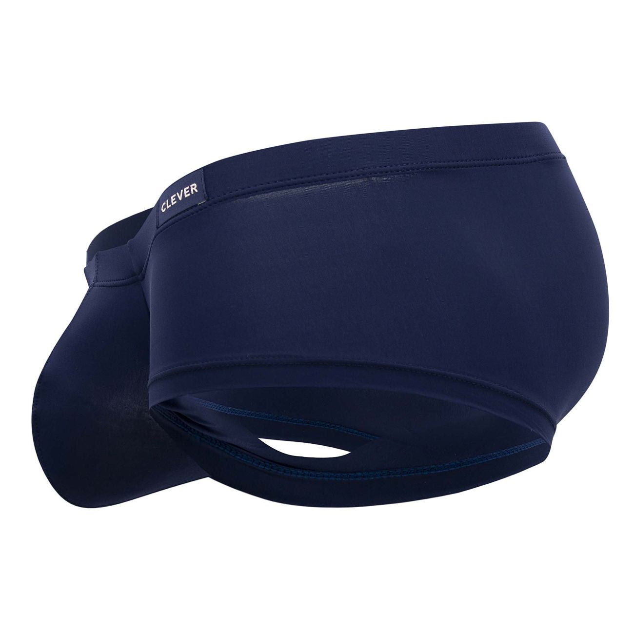 Dark blue Clever Latin Trunk underwear by CITYBOYZ★USA displayed on a model with soft fabric and a comfortable fit.