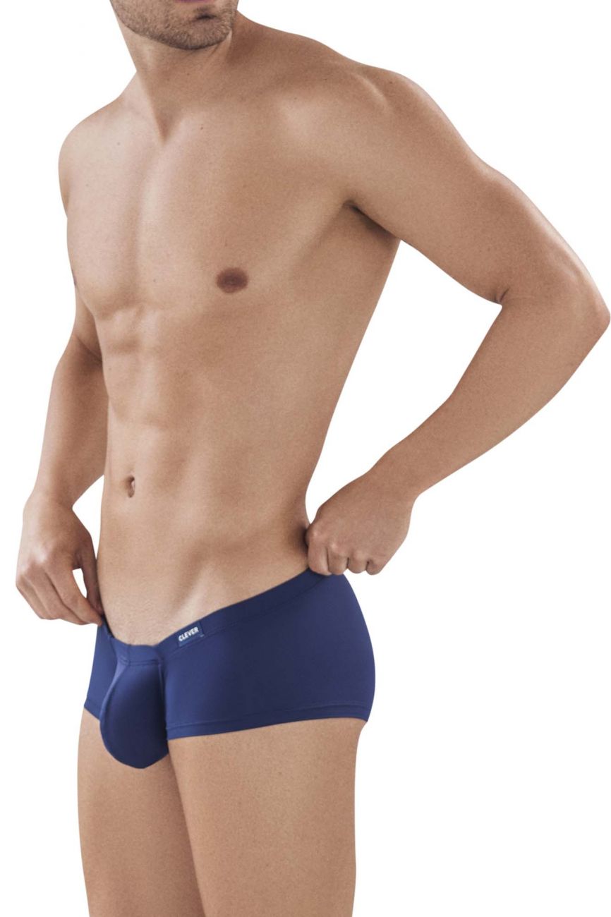 Dark blue Clever Latin Trunk underwear by CITYBOYZ★USA with a fitted design and comfortable waistband.