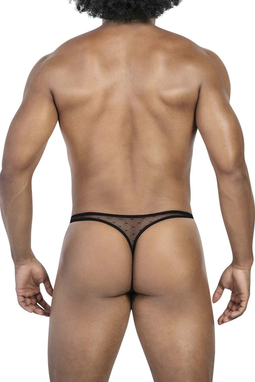 Clever Australian Latin Thongs Color Black-Orange-Black 100008 3PK