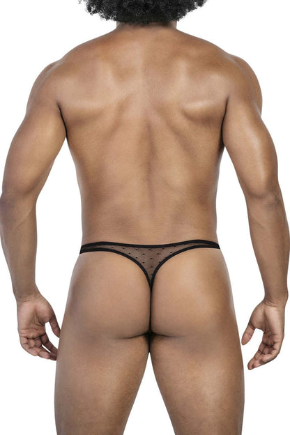 Clever Australian Latin Thongs Color Black-Orange-Black 100008 3PK