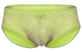 Green Clever Neon Brief 2017 by CITYBOYZ★USA showing the fitted brief style with bright neon color and waistband detail.