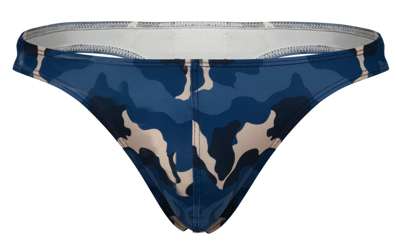 Blue Clever Almeria Thong 2023 by CITYBOYZ★USA, featuring sleek fabric and minimal design for a comfortable fit.