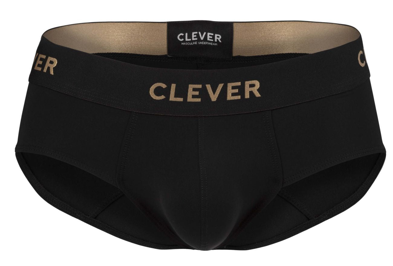 Black Clever Valladolid Brief by CITYBOYZ★USA showing a sleek, snug fit design with subtle branding details.