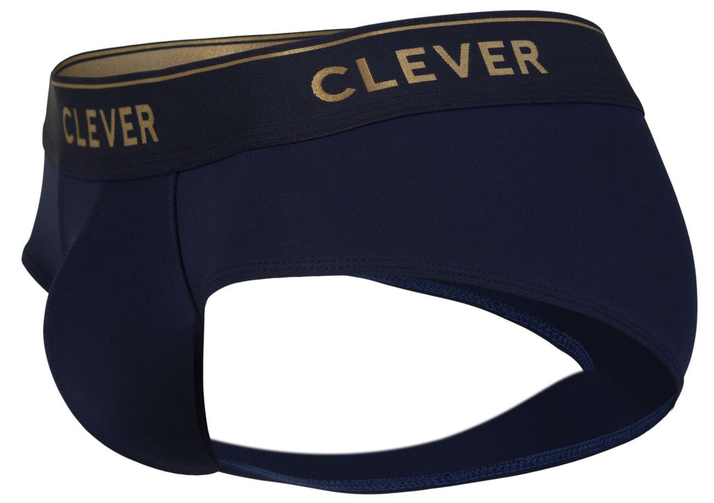 Dark blue Clever Valladolid Brief by CITYBOYZ★USA, close-up view showcasing comfortable fit and sleek design.