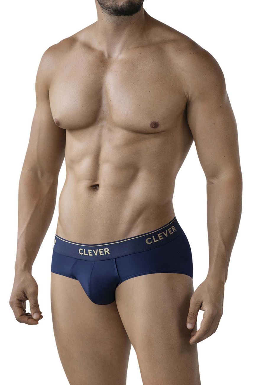 Dark blue Clever Valladolid Brief 2028 by CITYBOYZ★USA, showing the sleek, fitted design of the men's underwear.