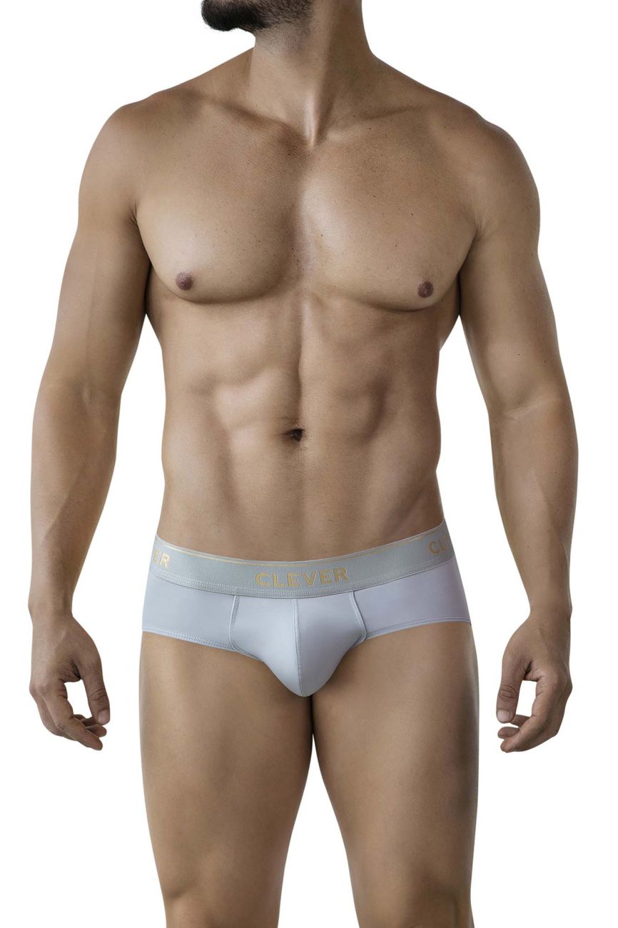 Gray Clever Valladolid Brief by CITYBOYZ★USA featuring a sleek, comfortable brief design with subtle branding details.