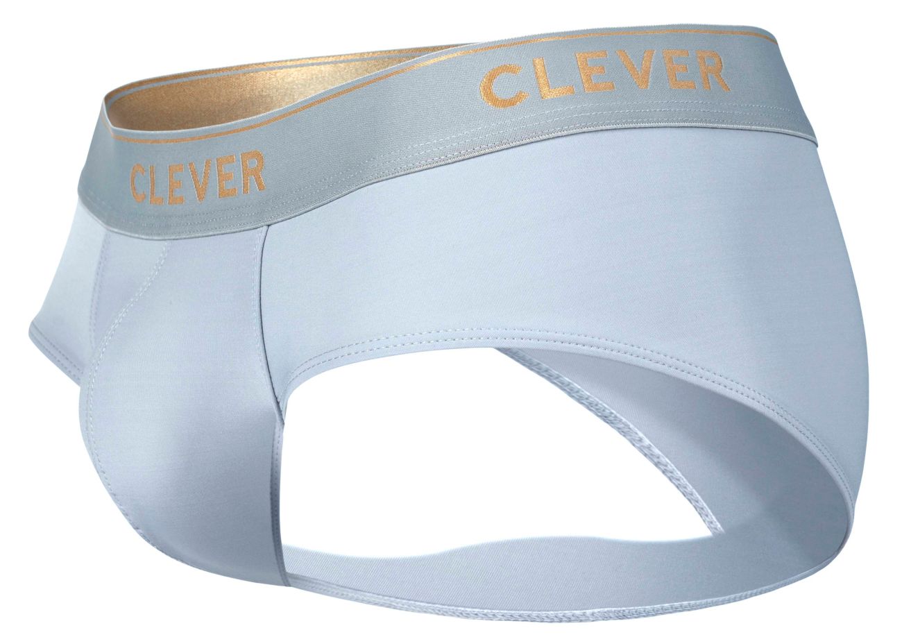 Gray Clever Valladolid Brief by CITYBOYZ★USA, showcasing a comfortable men's brief with a sleek design and supportive fit.