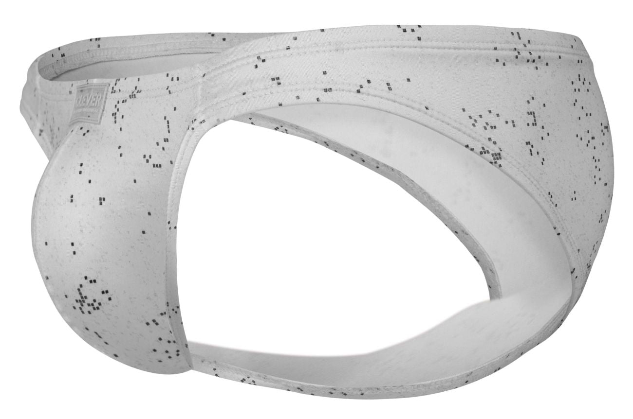 White Clever Galaxy Brief 2039 by CITYBOYZ★USA, sleek men's brief with comfortable fit and modern design.