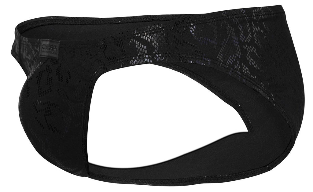 Black Clever Luxe Brief 2040 by CITYBOYZ★USA featuring a sleek, comfortable design with smooth fabric and classic brief style.